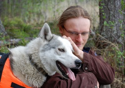 perlenfaenger finnland husky schlittentour aki 3