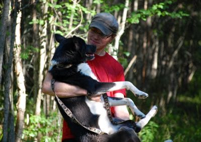 perlenfaenger finnland husky schlittentour aki 7